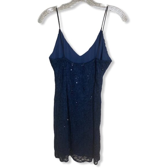 Love...Ady Sequin Lace Slip Dress Cocktail Sequin Glitter NEW Women's Size S - Picture 6 of 7
